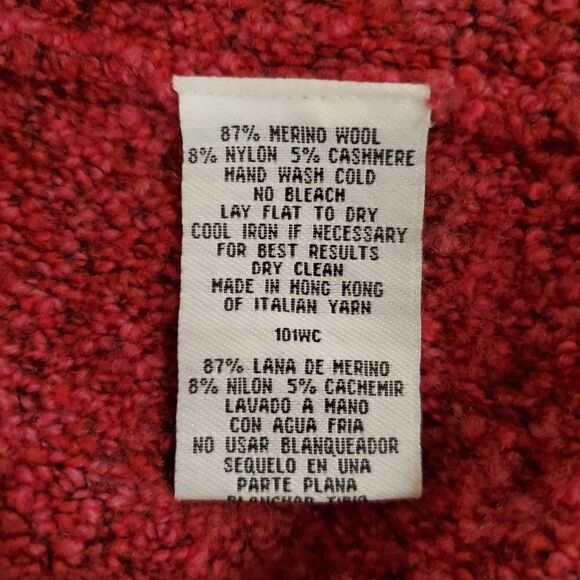 Eileen Fisher Nubby Wool Cashmere Blend Sweater - Picture 6 of 6